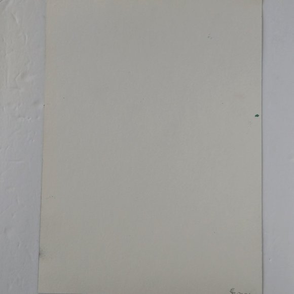 Handmade Painting Of Green Hummingbird and Flowers On Paper - Picture 5 of 16